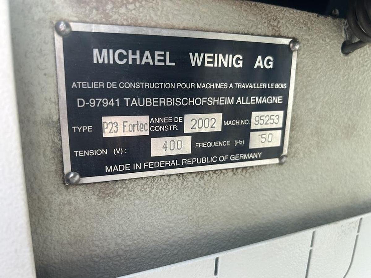 Used Moulurière WEINIG PROFIMAT FORTEC 23