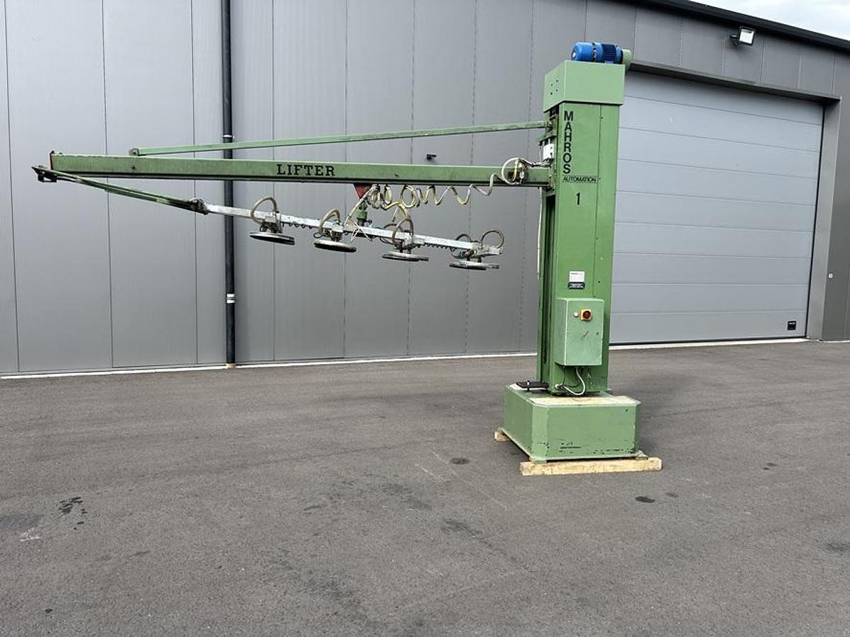 Used Potence avec ventouse de levage MAHROS pour panneaux