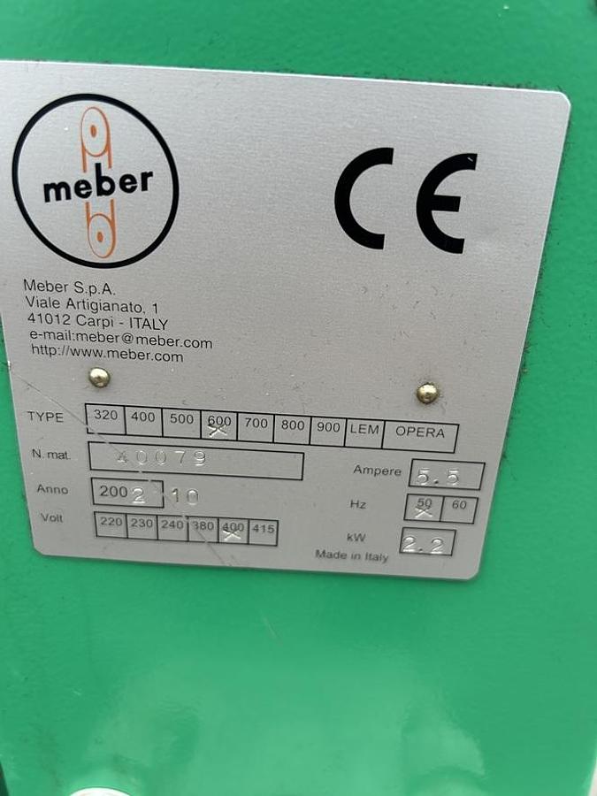 Used Scie à ruban MEBER 600