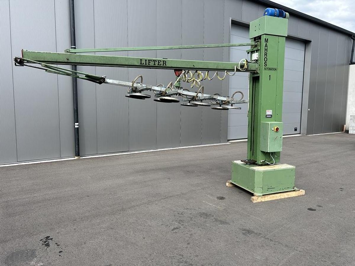 Used Potence avec ventouse de levage MAHROS pour panneaux