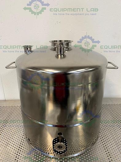 Used Alloy Products 45 Liter Stainless Steel Reactor 50 PSI w/ Bottom Drain & Valves
