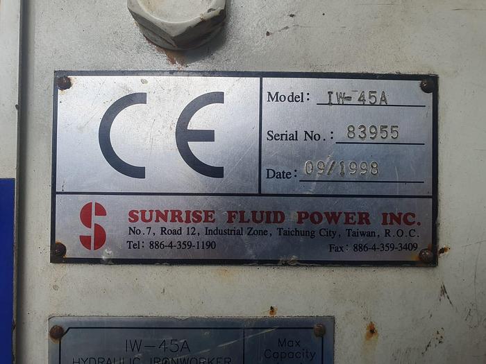 Used 1998 Sunrise IW45A