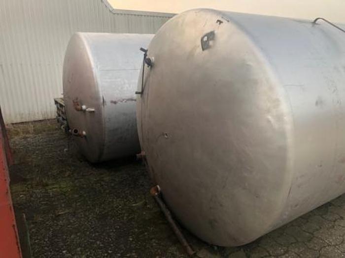 Begagnad 13 m3 järntank med värmespiral SÅLD