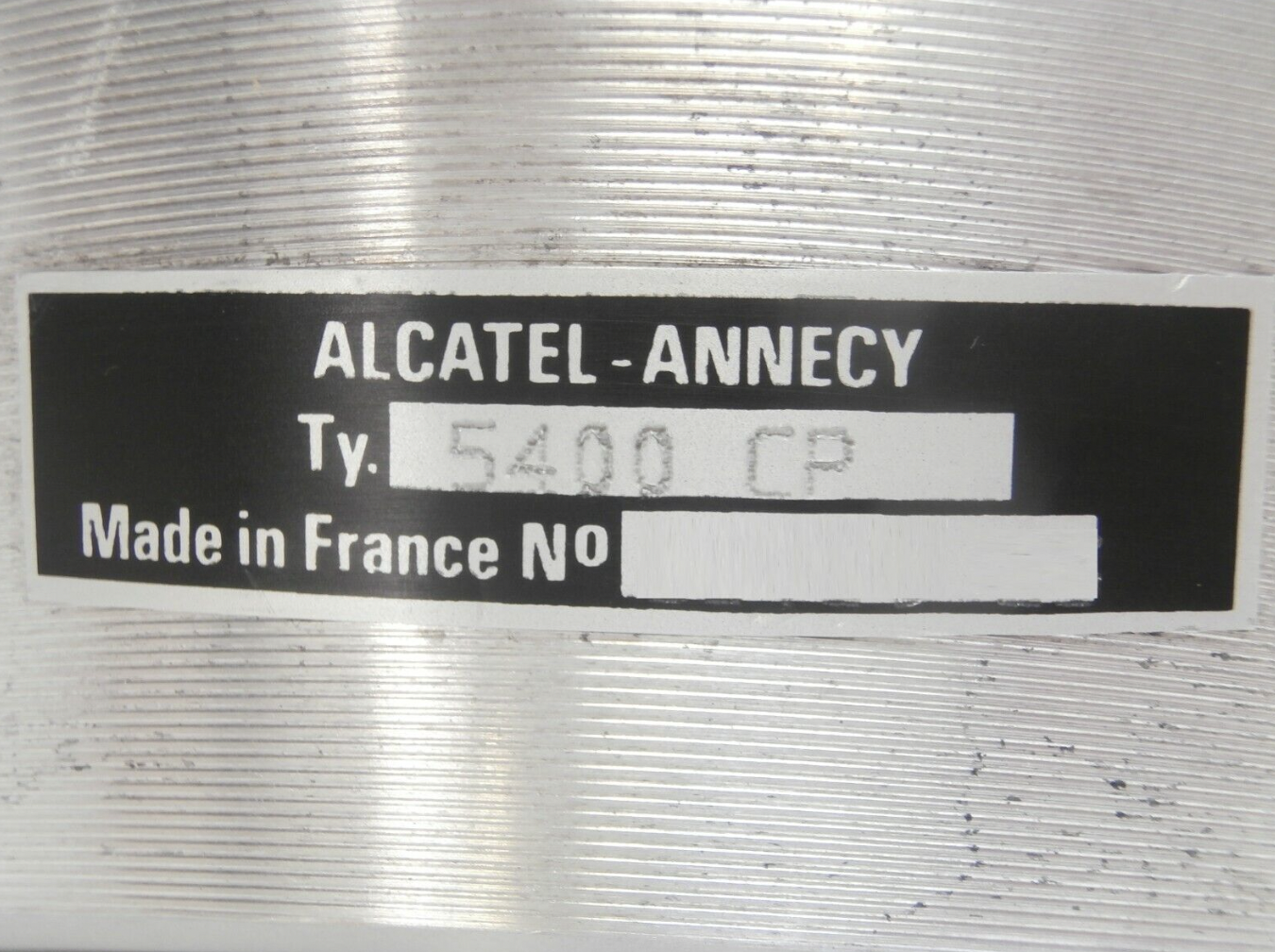 Used ALCATEL 5400 CP Turbomolecular Vacuum Pump Varian P127293 Turbo Refurbished