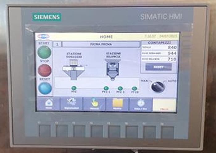 Linea di soffiatura, riempimento, tappatura con sigillo per caffè istantaneo - RTS2U