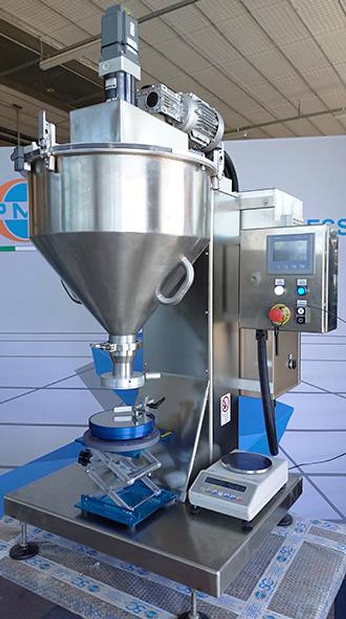 Dosatore semiautomatico a coclea per polveri alimentari – DBP22 POWDER