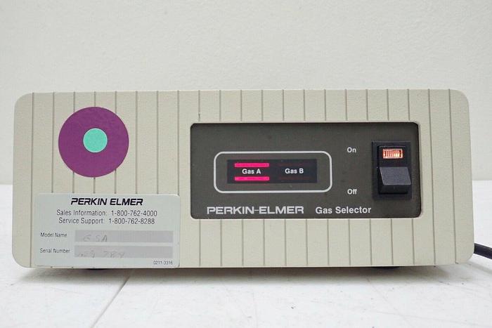 Used Perkin Elmer GSA Gas Selector w/ Cable ~ Made in USA