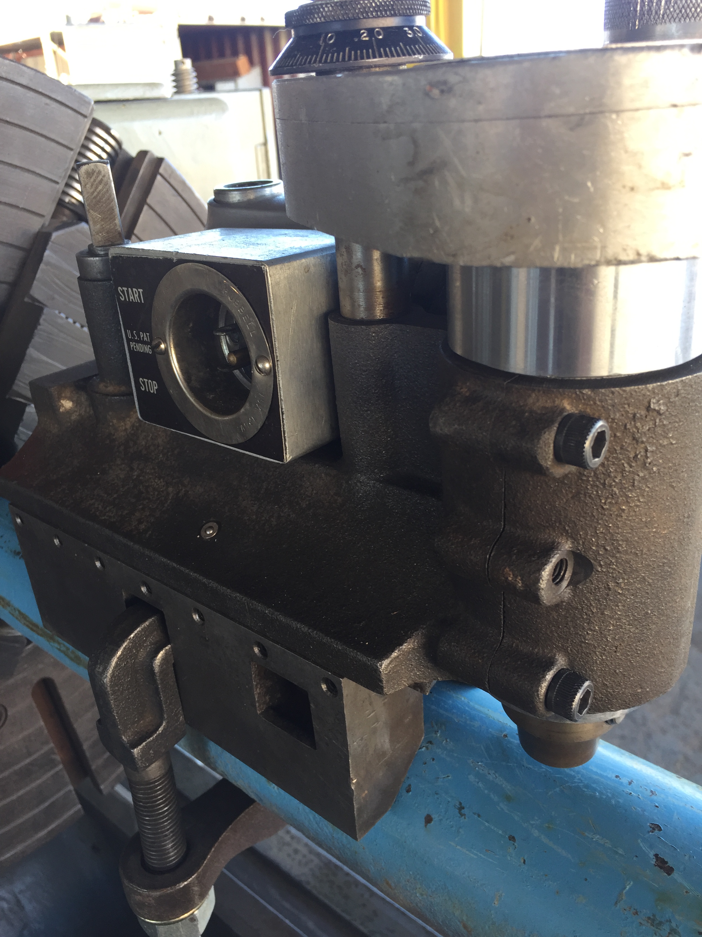 Used Climax Mdl. 65 Portable Keyway Milling Machine Shaft Clamp with Hardware 120 V.A.C.