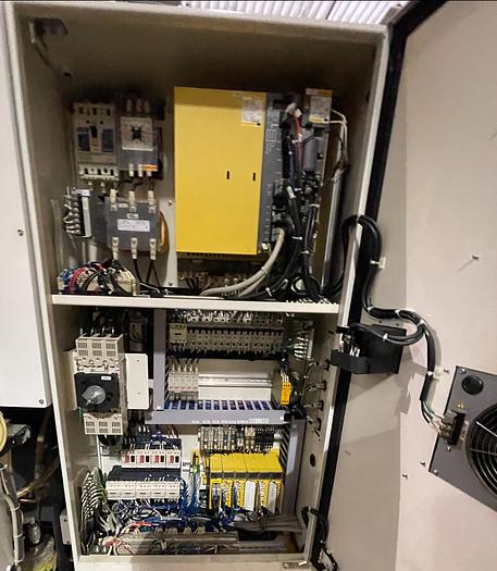 Used FUJI FS4-31 CNC GANG TOOL CNC LATHE WITH ROBOT LOADER