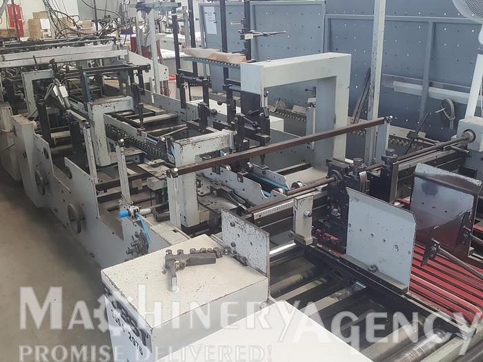 Used 1984 Bobst DOMINO 110-M Folder gluer 4+6 corners