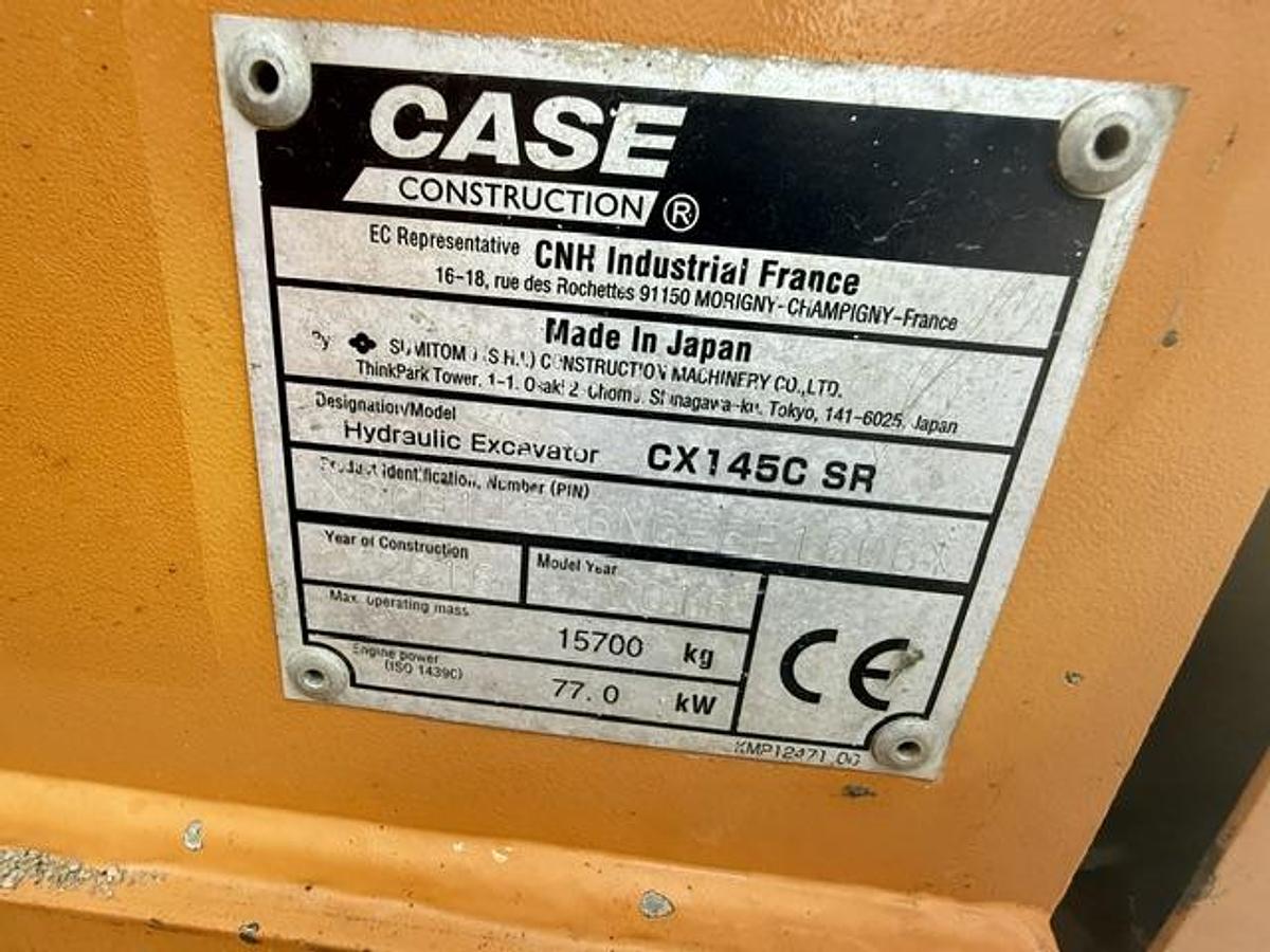 Gebraucht 2016 Case CX145C SR