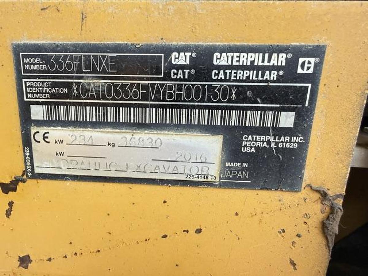 Gebraucht 2016 Caterpillar 336 FLN