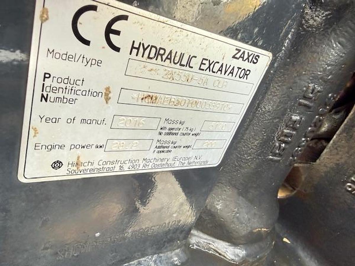 Gebraucht 2016 Hitachi ZX 55 U-5A