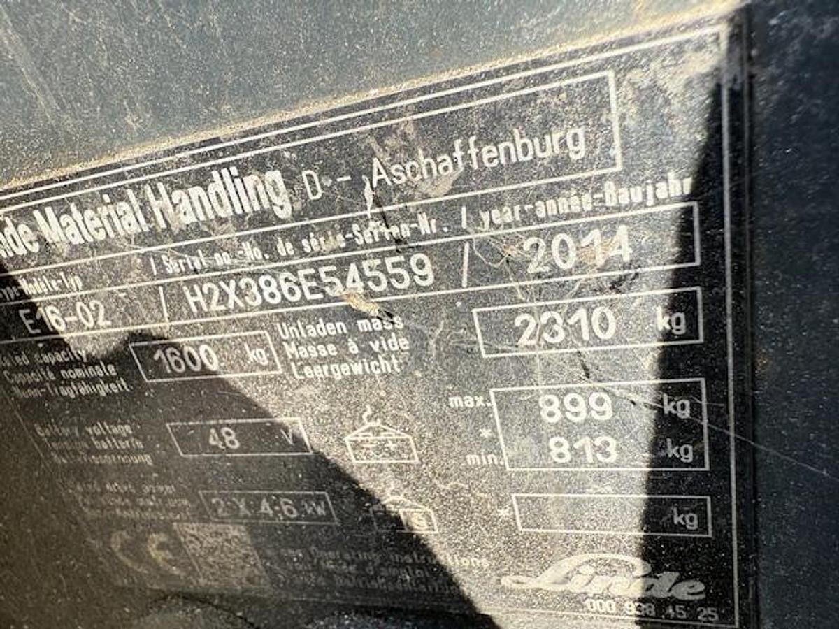 Gebraucht 2014 Linde E16-02