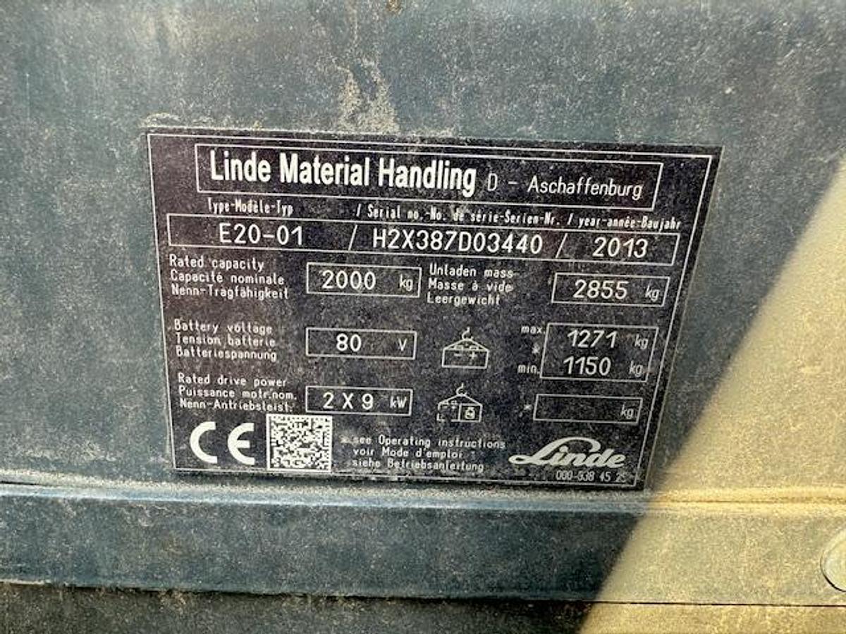 Gebraucht 2013 Linde Linde E20-01
