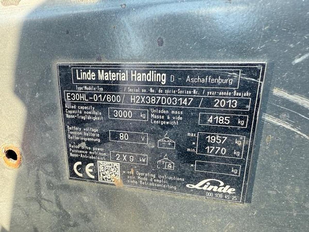 Gebraucht 2013 Linde Linde E30 HL – 01/600