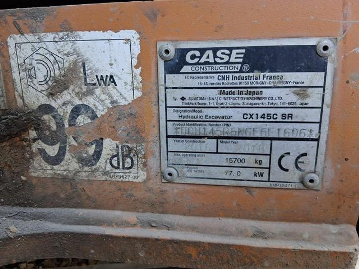 Gebraucht 2016 Case CX145C SR