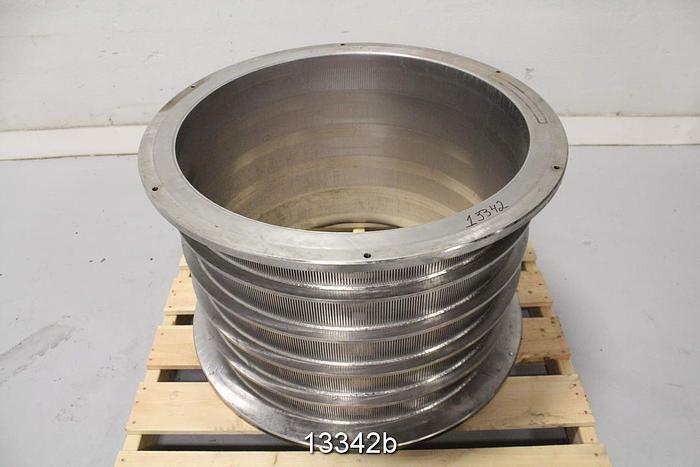 Used Black Clawson ULTRA III Pressure Screen Basket, .018" Slots #13342