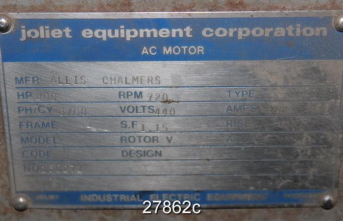 Refurbished Allis Chalmers Motor 400HP, 720 RPM #27862