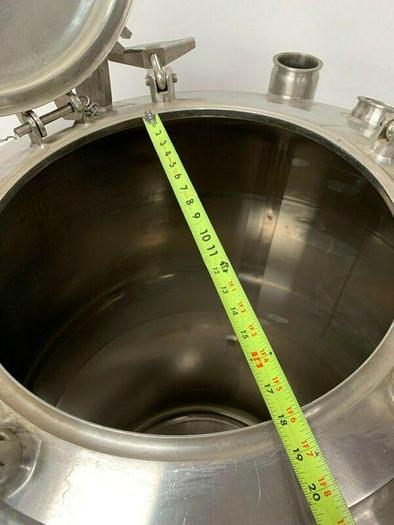 Used Paul Mueller 1100 Liter- F Stainless Steel Triple Jacketed Reactor 50 PSI