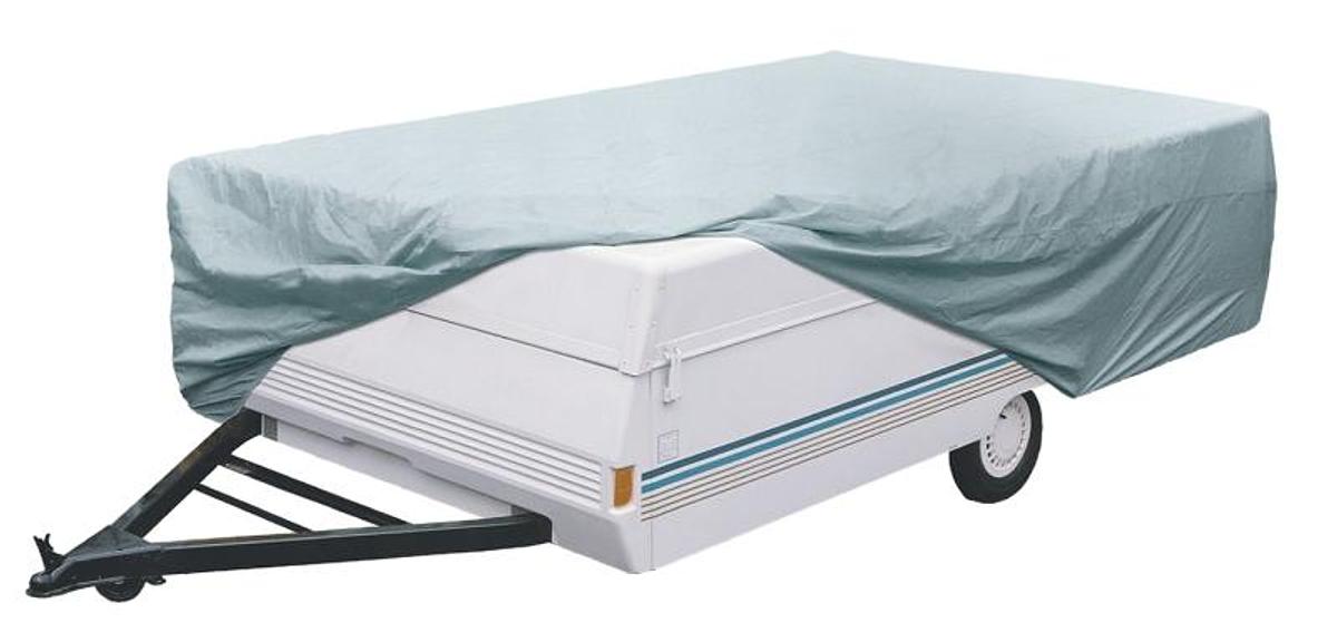 Cover Tent Trailer 18' To 20' Deluxe Polypro 3 Grey/white