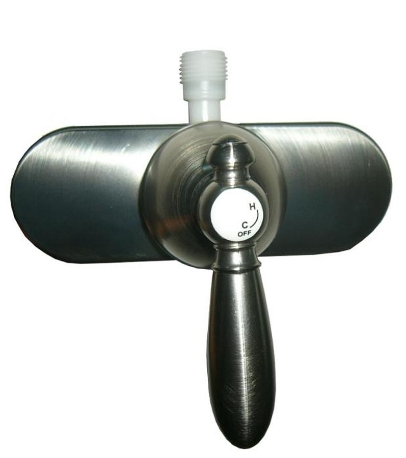 Shower Valve - 4" Single Handle - Brushed Nickel