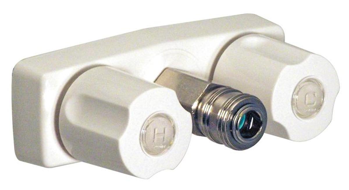 Faucet - 4" Replacement Valve - White