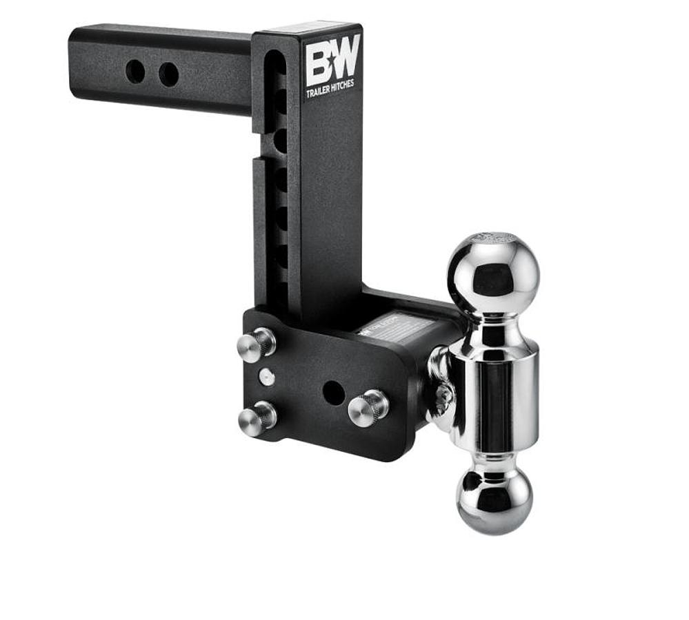 Dual Ball Adjustable Ball Mount, 2"&2-5/16" Chrome Balls