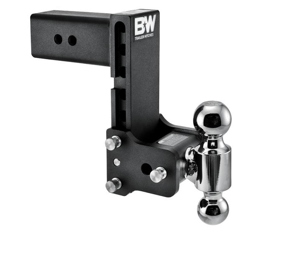 Dual Ball Adjustable Ball Mount,3"with 2"& 2-5/16" Chrome Balls