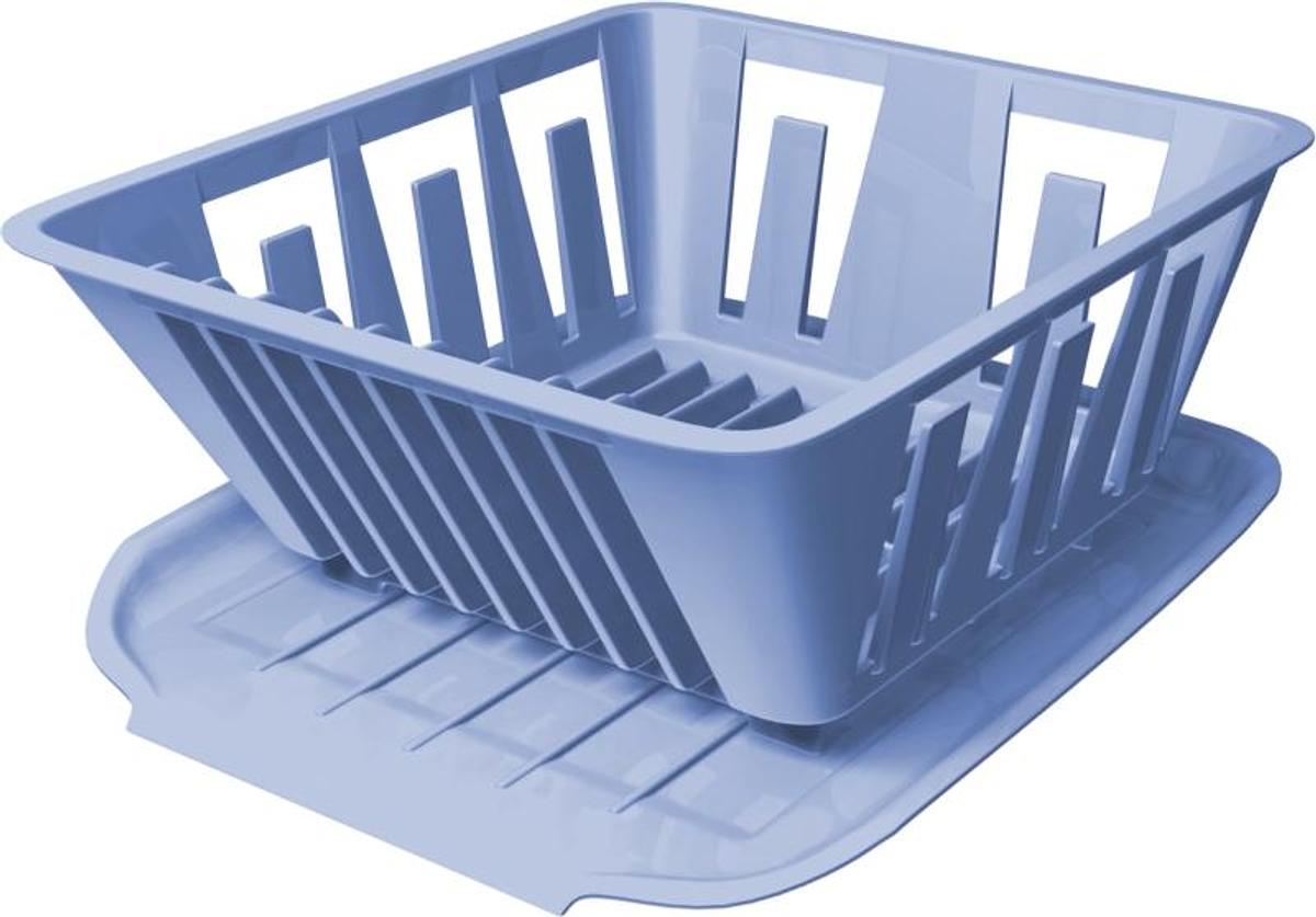 Mini Dish Drainer Set - Slate Blue