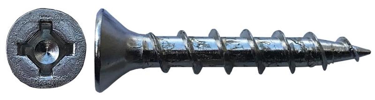 8 X1 Flat Quad Deep Thread Nickel