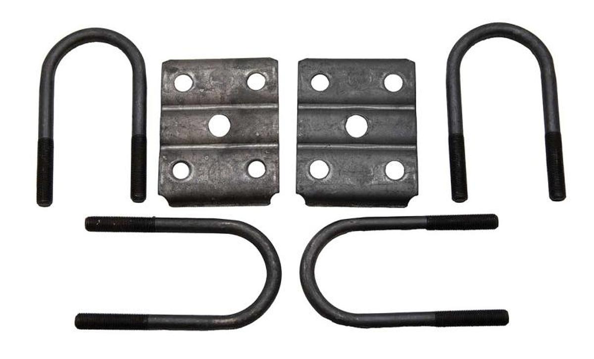 Tie Down Plate For 3" Round Axle Ubolt 9/16" - 7" Long