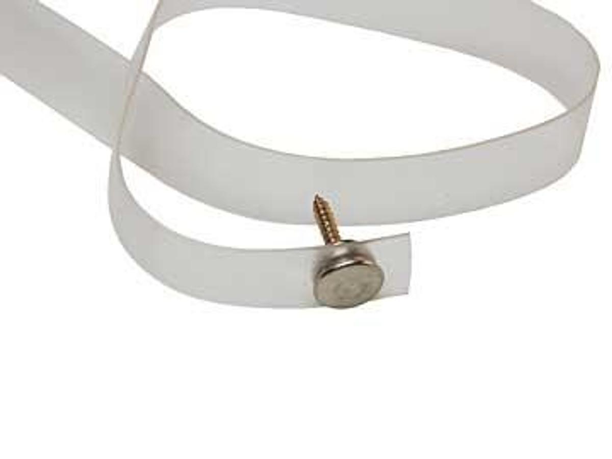 Curtain Tieback - Clear Plastic 18 Inch