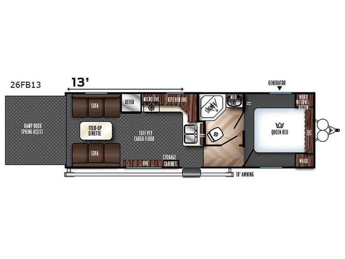 Used Used 2017 Forest River RV Vengeance 26FB13