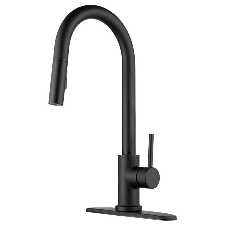 Touch Sensor Pull-down Rv Kitchen Faucet - Matte Black