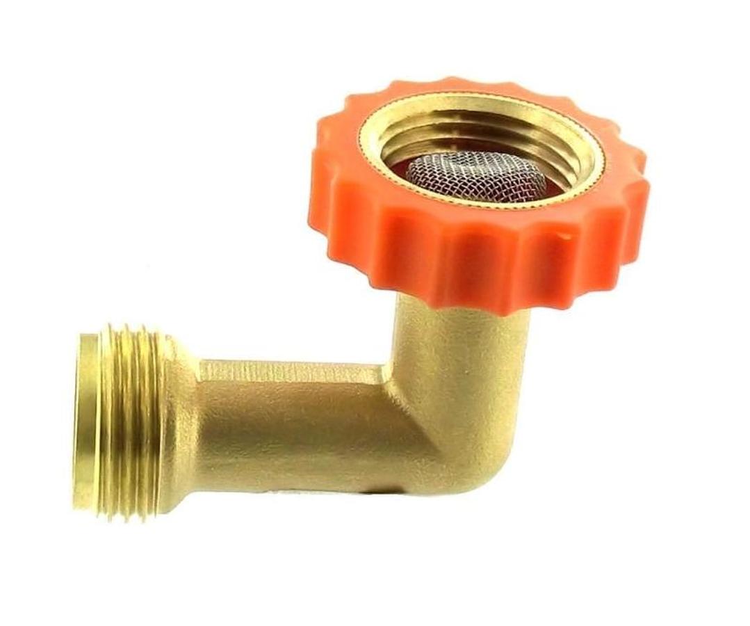 Hose Saver - 90 Deg, Brass