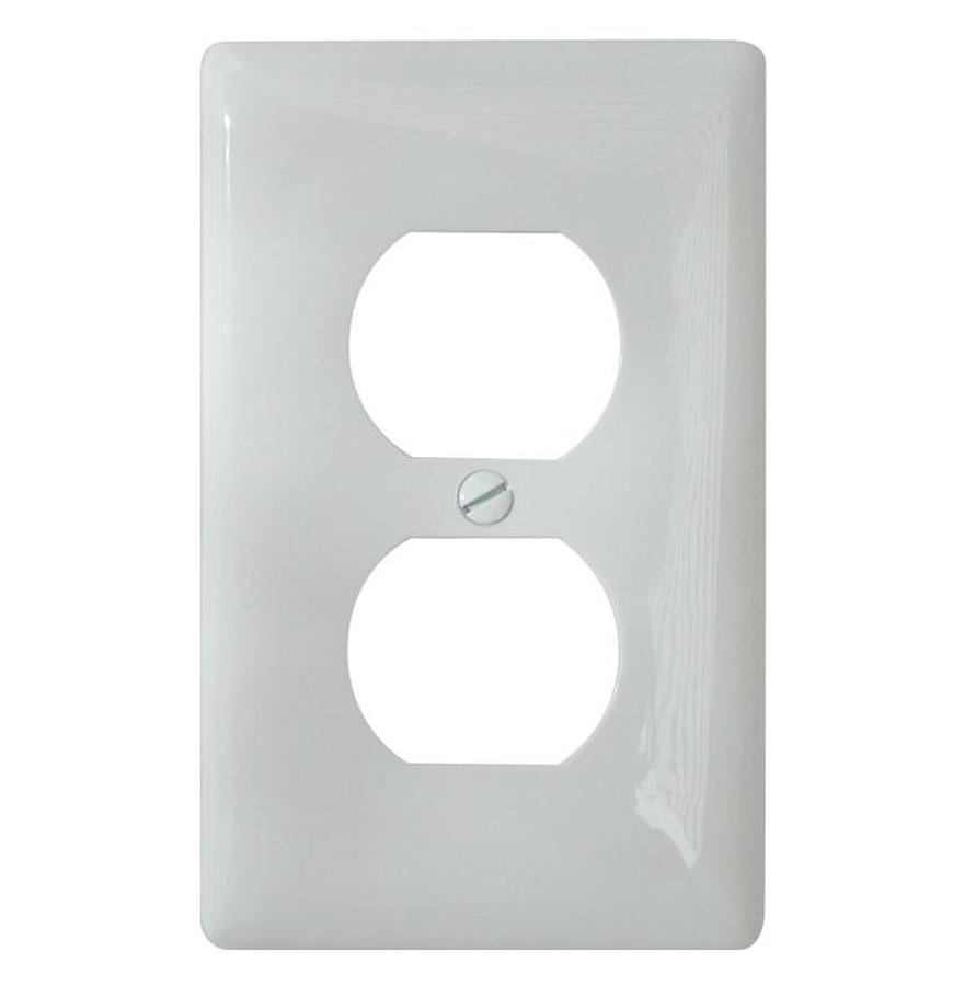 Receptacle Cover - White
