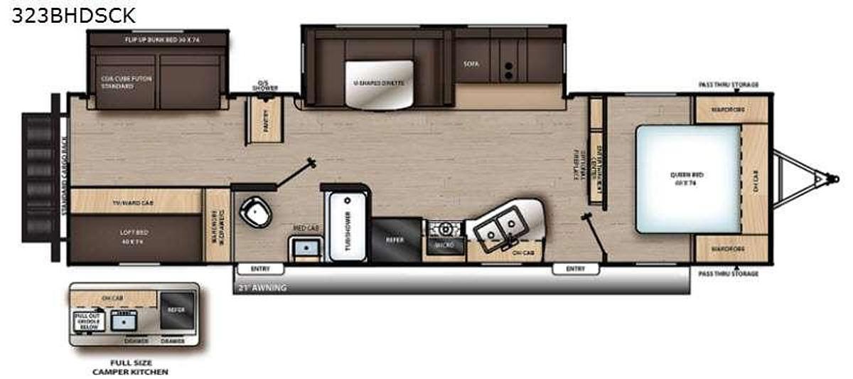 Used Used 2021 Coachmen RV Catalina Legacy 323BHDSCK