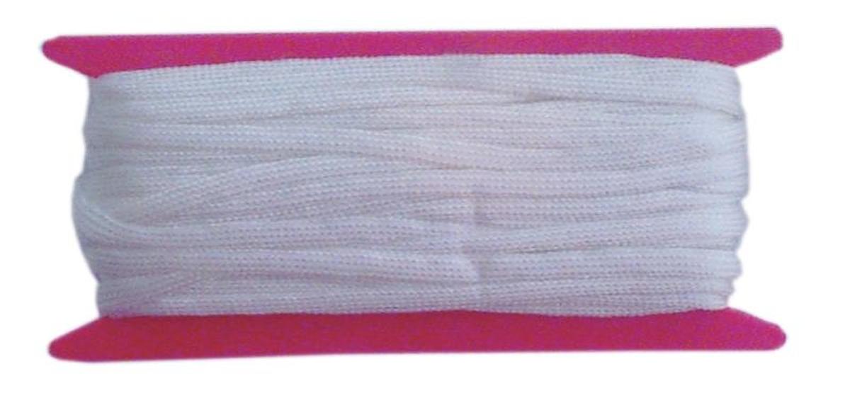 Braided Nylon Cord - White