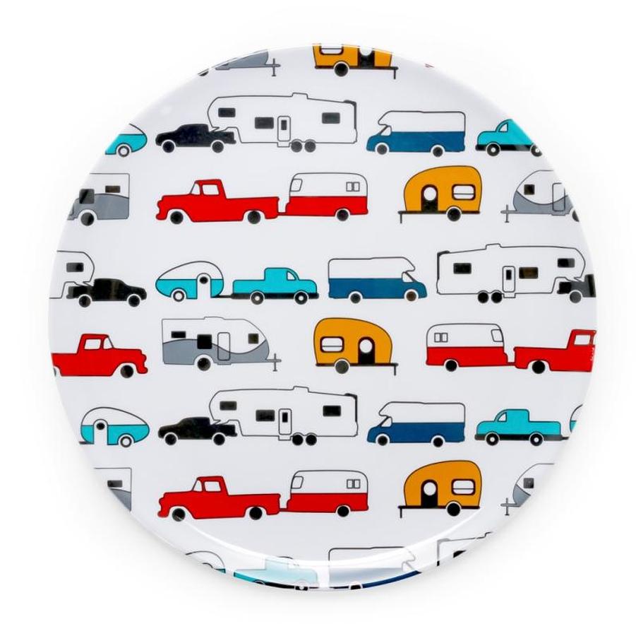 Dinner Plate, Rv Pattern "life Is Better At The Campsite"