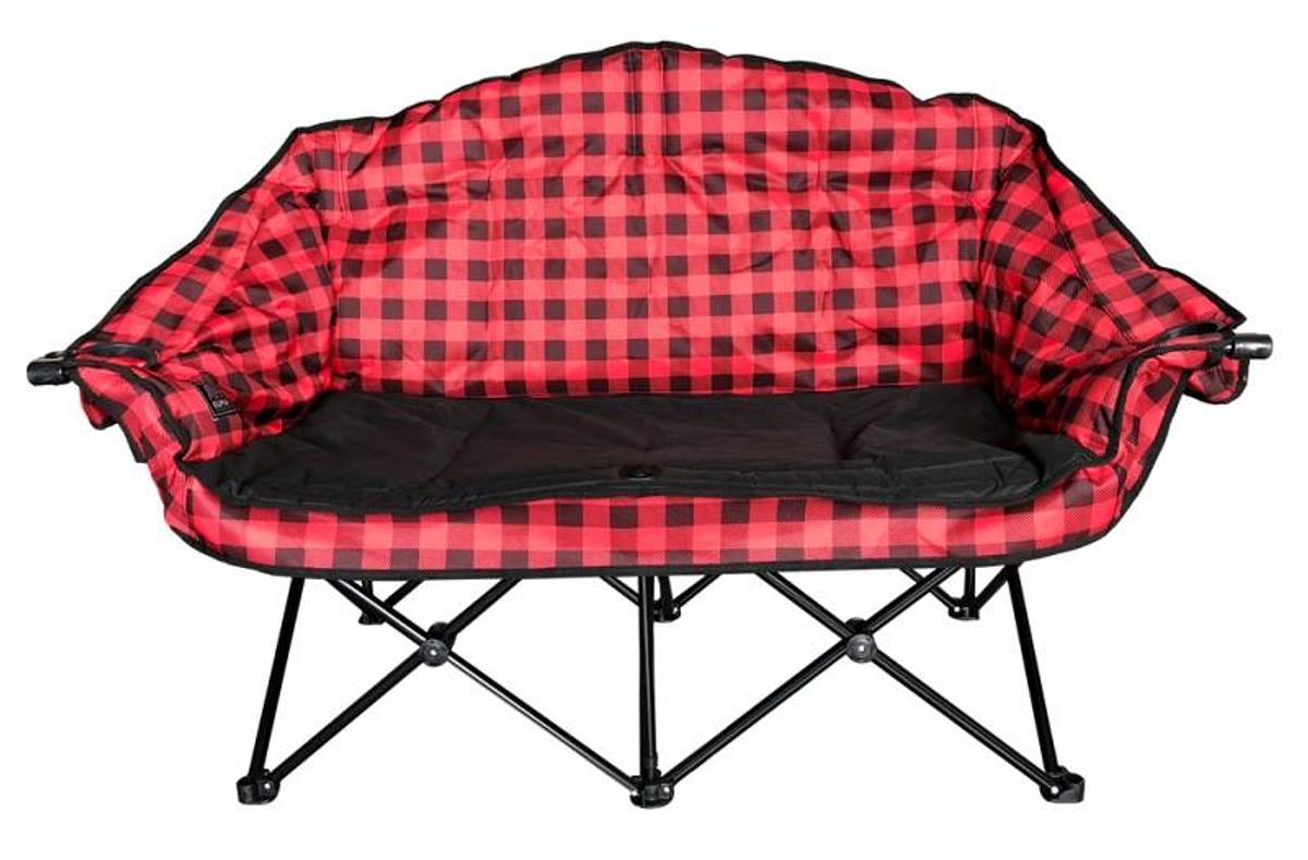 Kuma Bear Buddy Chair Red Plaid