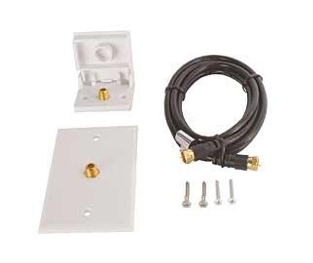 Tv Hook Up Kit - White