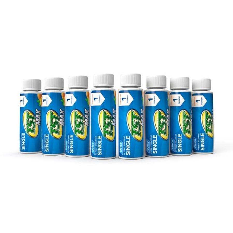 Camco Tst Max Rv/marine Toilet Treatment Singles - Citrus Scent - 4 Oz Bottles (8-count)