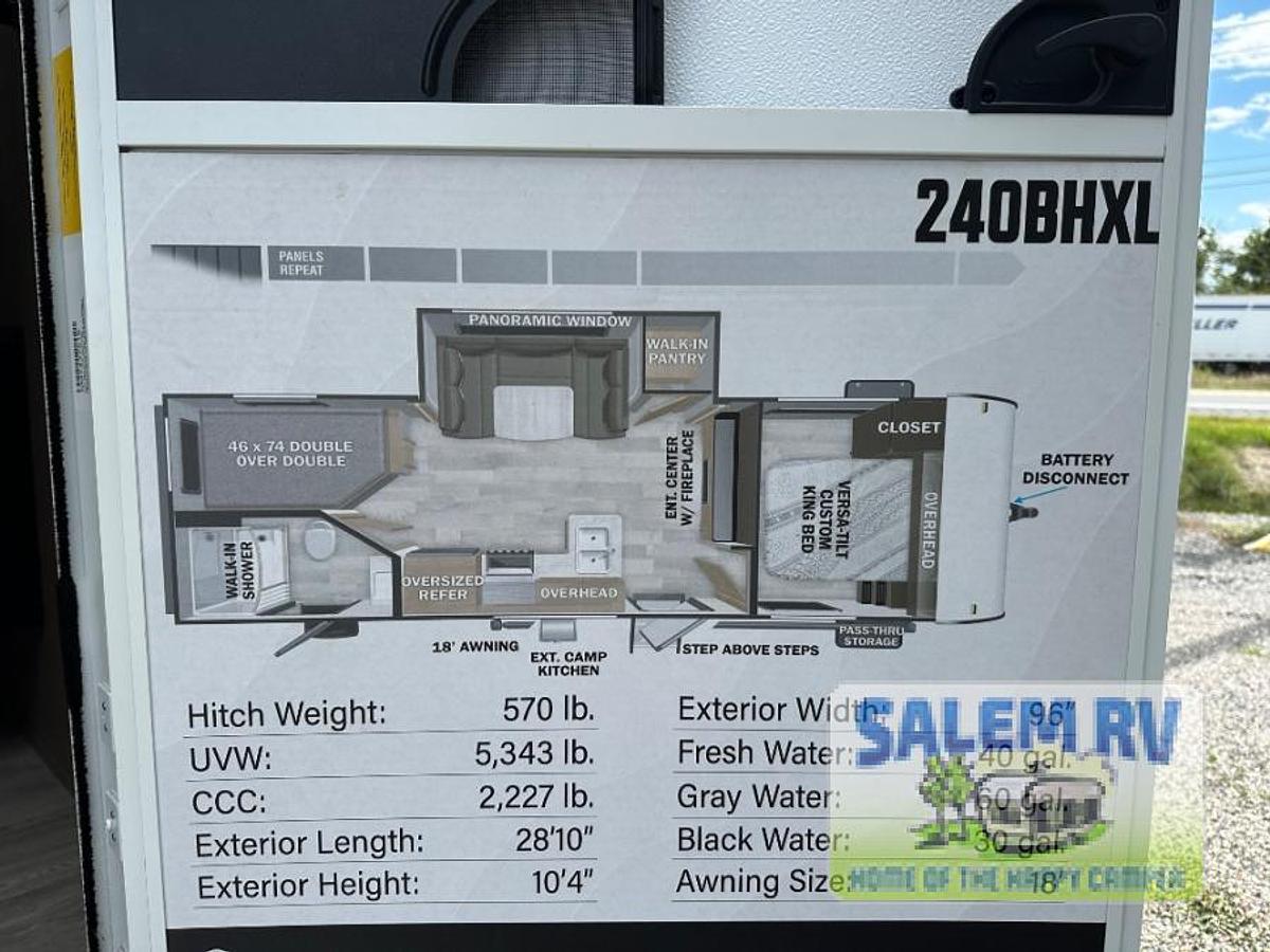 New 2026 Forest River RV Salem Cruise Lite 240BHXL