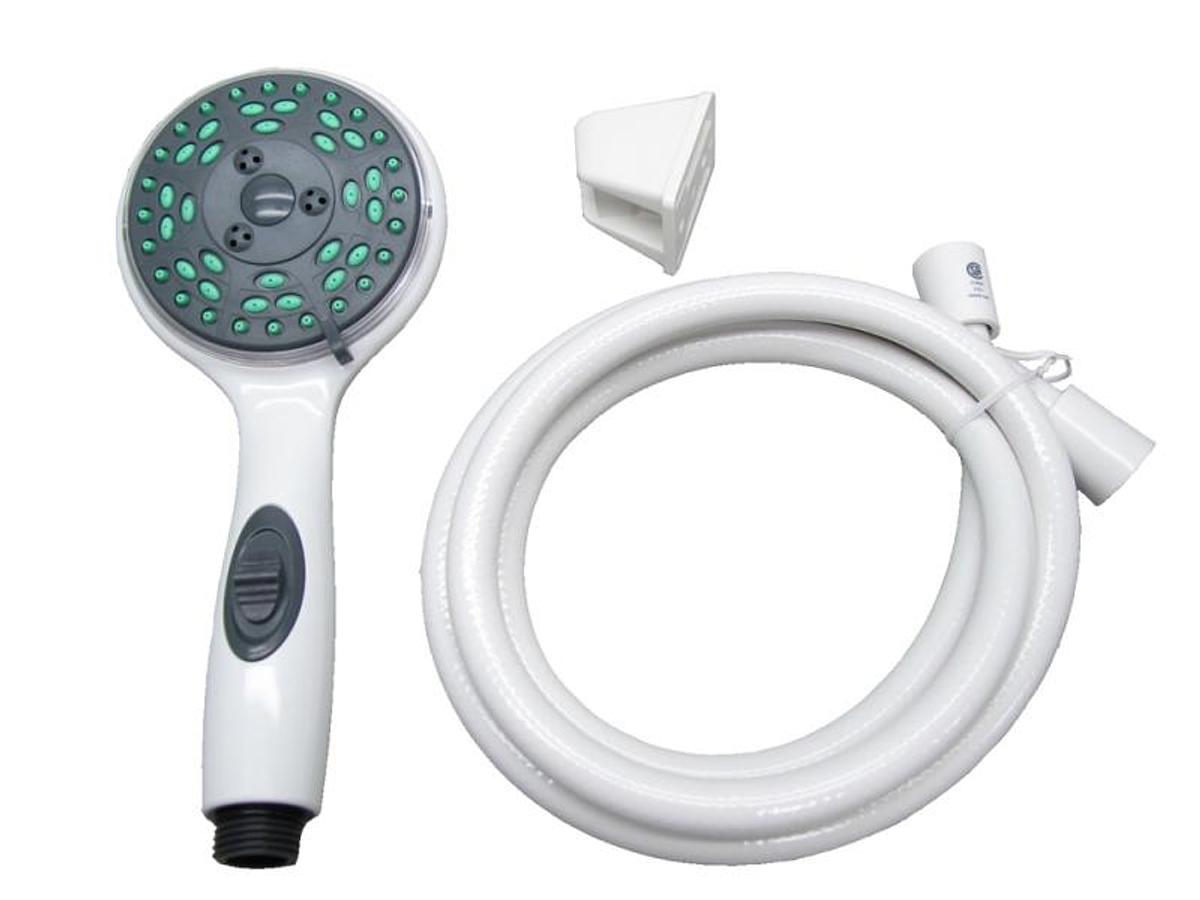 Hand Held Deluxe Shower Kit 5 Function White