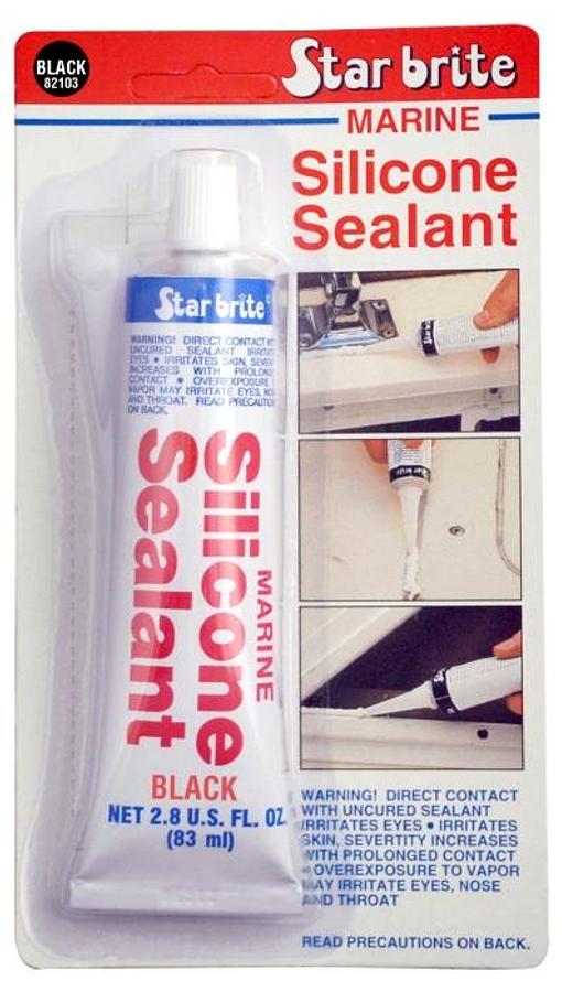 Silicone Sealant, 2.8 Oz. Tube - Black