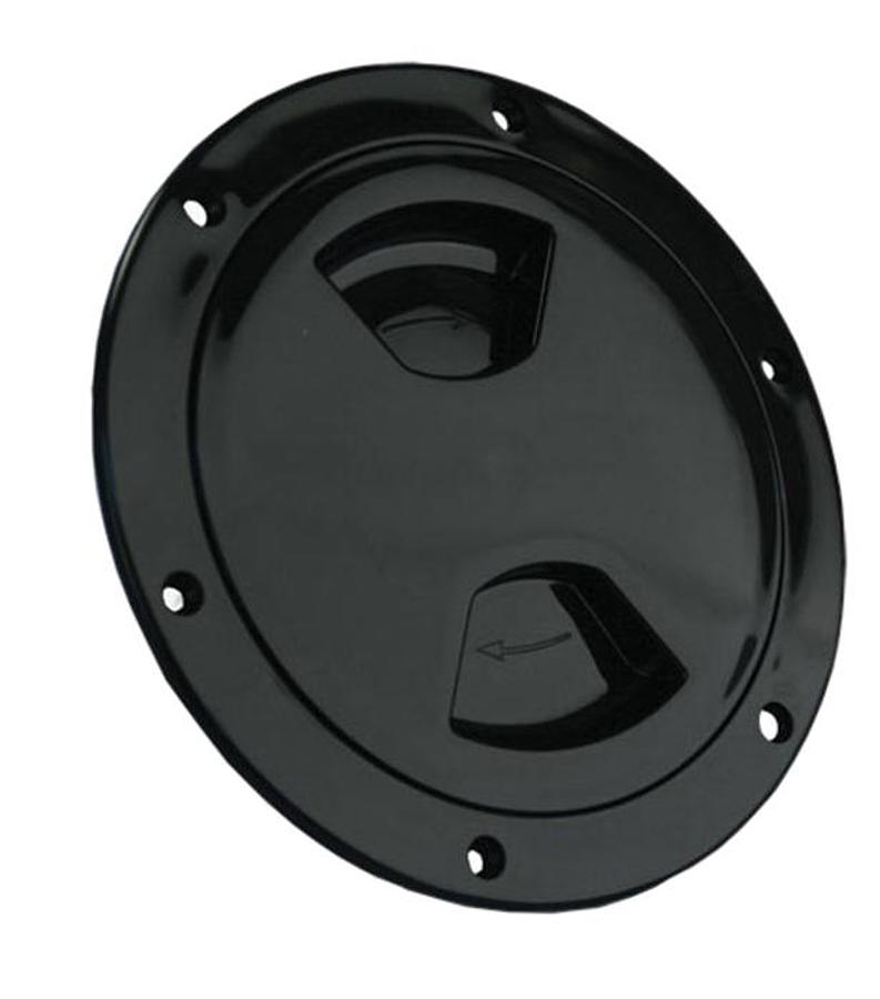 Access/deck Plate 4" - Black