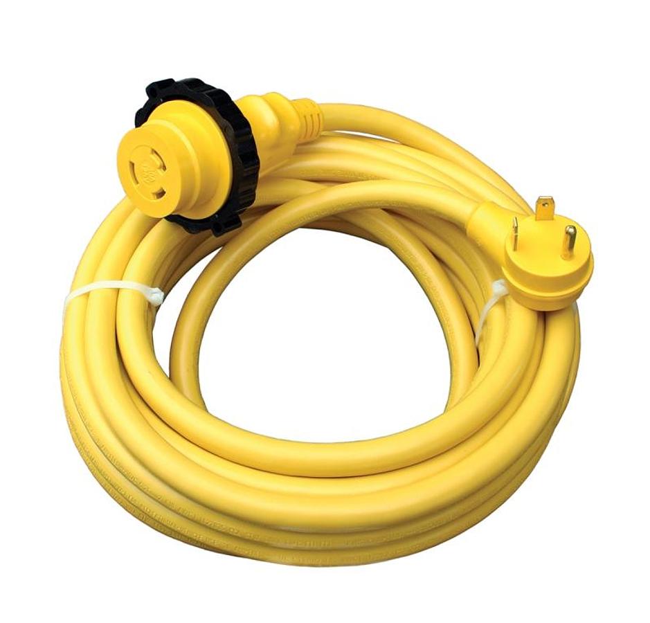 30 Amp Power Supply Cord - Detachable 30' Led Power Indicator