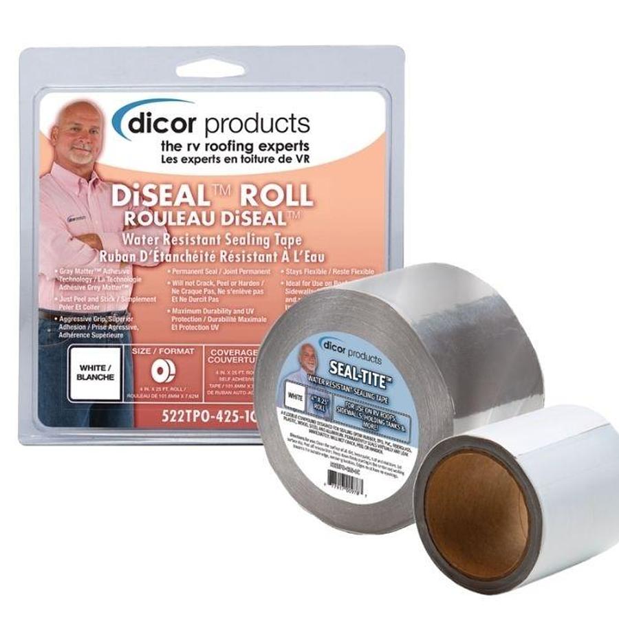 Dicor Diseal Sealing Tape 4" X 50' Roll - White