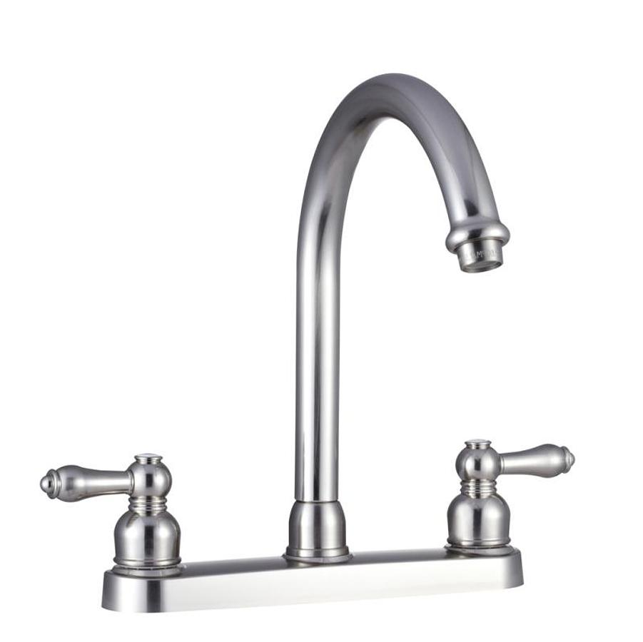 Non-metallic Hi-rise Rv Kitchen Faucet - Brushed Satin Nickel
